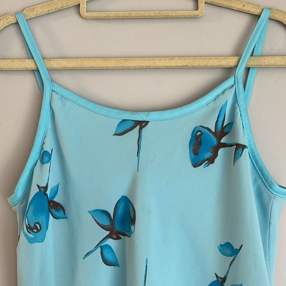 Vintage accomplice cottage core blue dress size small - Picture 3 of 7